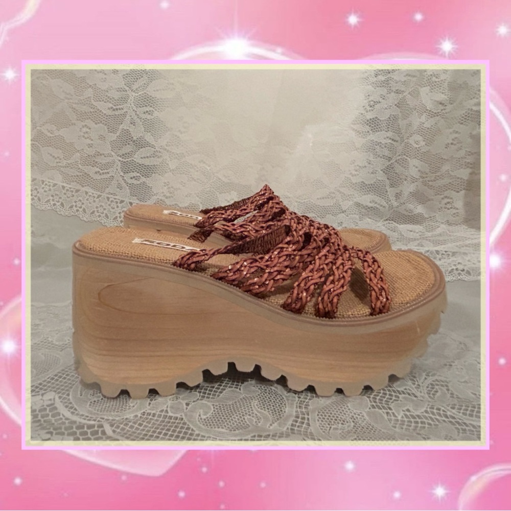 Vintage 90s/Y2k Chunky Platform Wedges